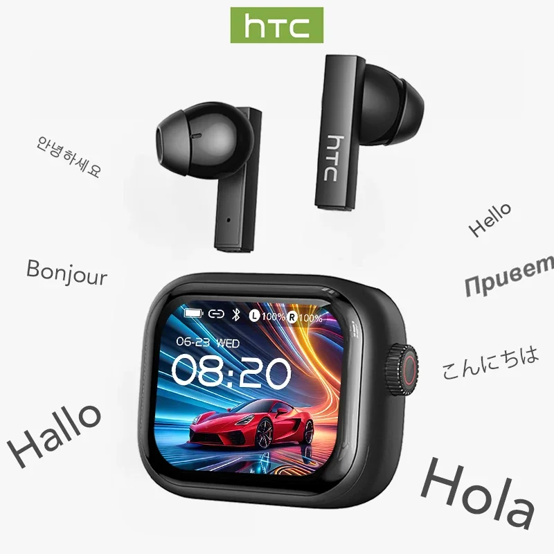 Tws Earbuds Bluetooth 5.3 - [Ultra HD Ekran] HTC NE40 Kulaklık