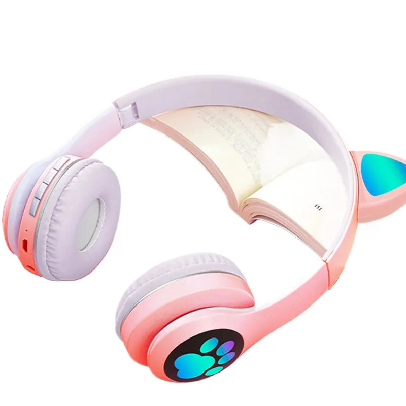 Cat Ear Bluetooth Headset Led - Kedi Kulaklı Kablosuz Kulaklık Bluetooth 5.4