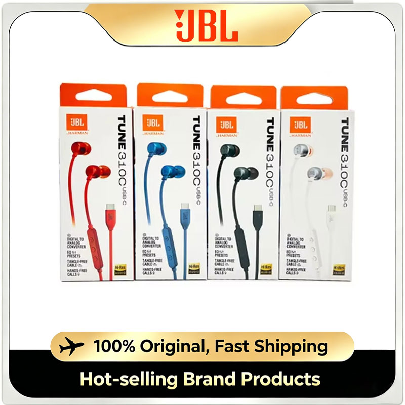 Type C Wired Earphones With Mic - JBL Tune310C USB-C Kablolu Kulak İçi