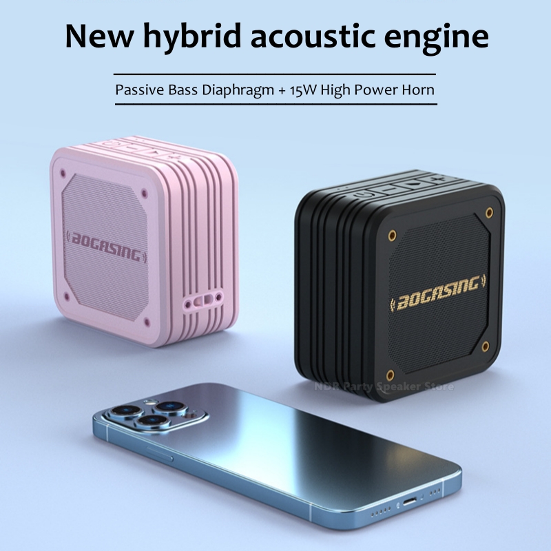 Portable Bluetooth Speaker Waterproof Ipx7 - M10 15W Hoparlör BT 5.0 Taşınabilir