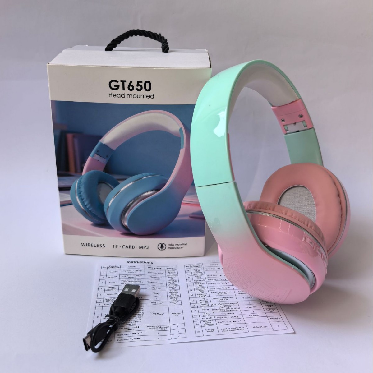 GT650 Sevimli Kedi Kulaklıklı  - Cat Ear Bluetooth Headset Led incelemesi ve fiyatı