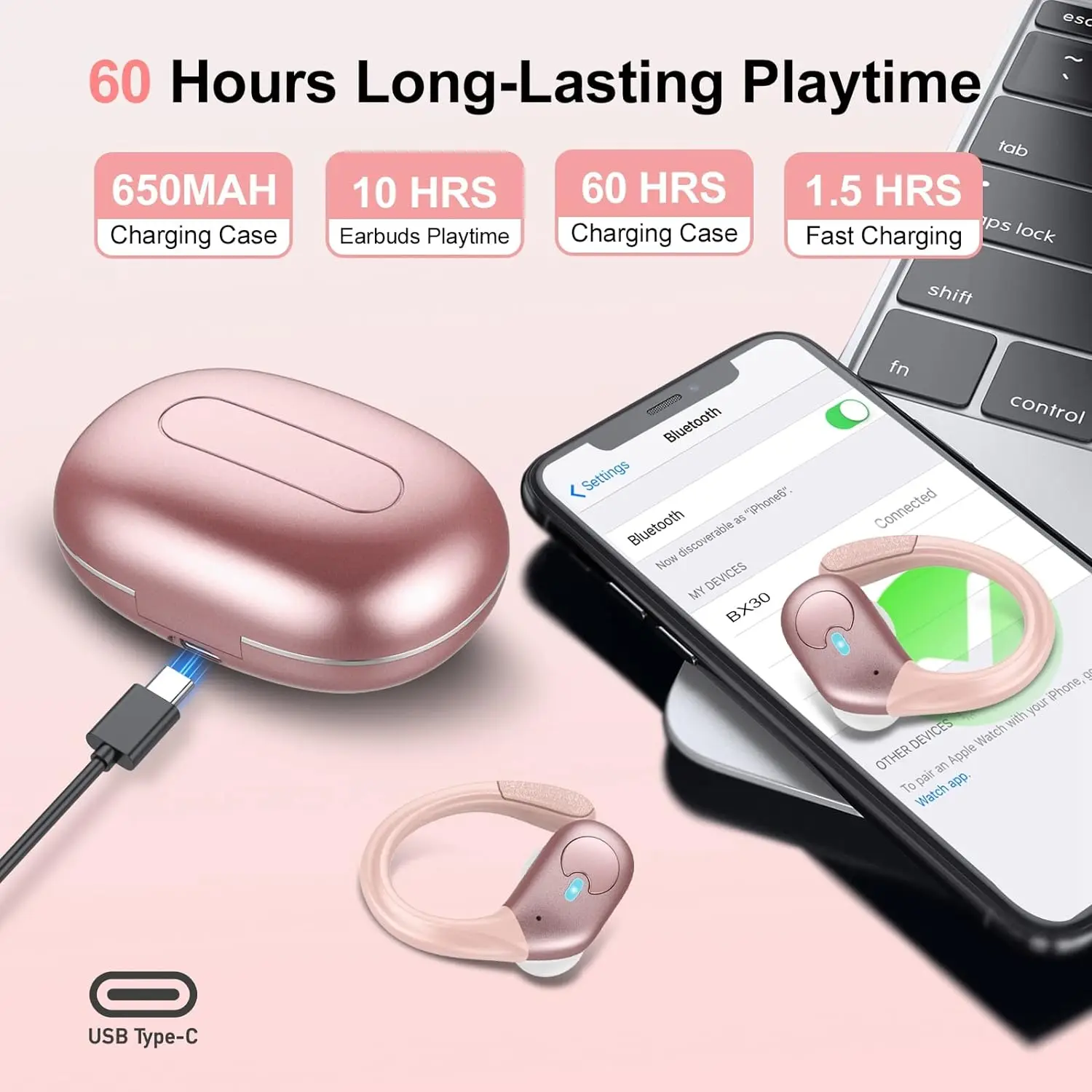 BX30 Bluetooth 6.0 Kulaklık IP - Type C Wired Earphones With Mic incelemesi ve fiyatı