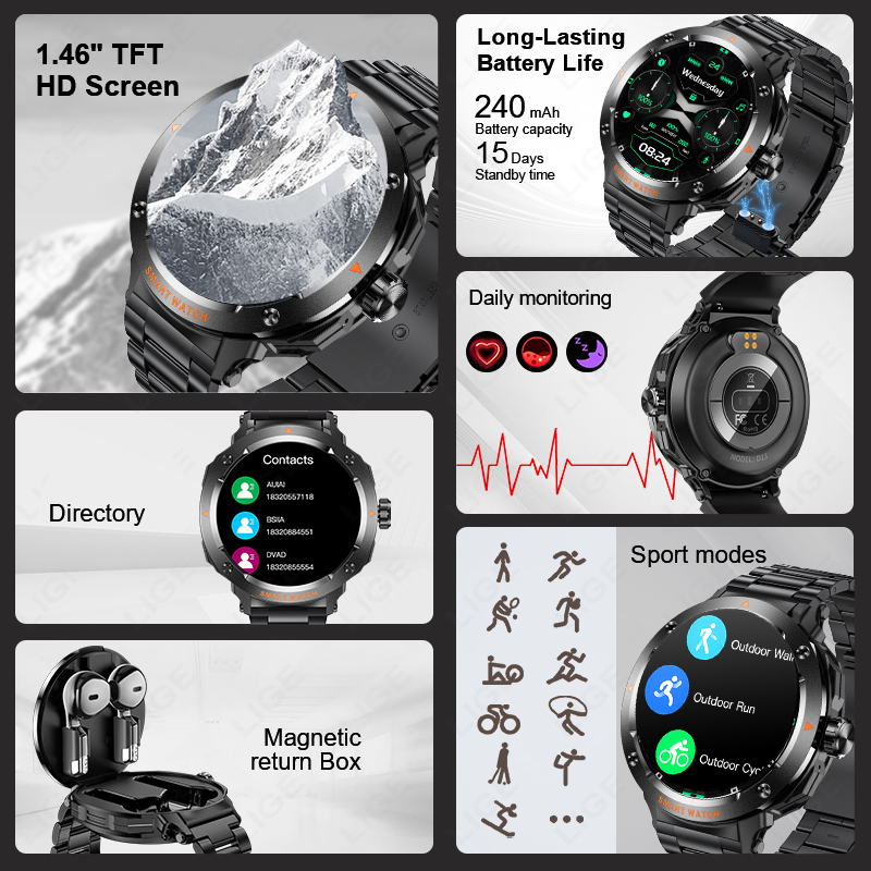 LIGE Yeni 2'si 1 Arada Kulaklı - Tws Earbuds Bluetooth 5.3 incelemesi ve fiyatı