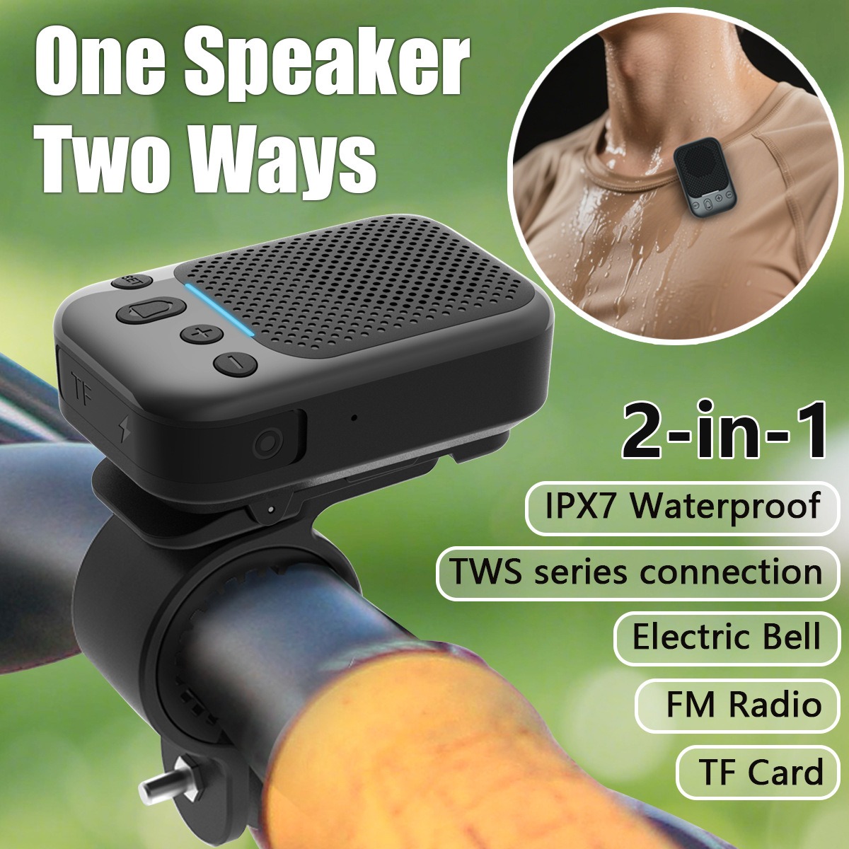 Mini Bisiklet Kablosuz Hoparlö - Portable Bluetooth Speaker Waterproof Ipx7 incelemesi ve fiyatı