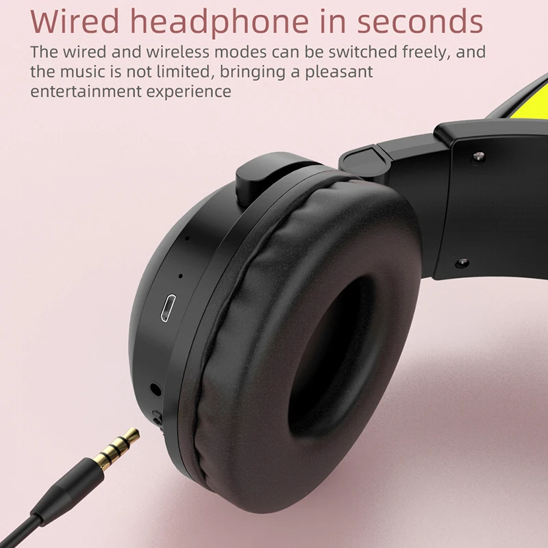 ZW068 Bluetooth Kulaklıklar LE - Cat Ear Bluetooth Headset Led incelemesi ve fiyatı