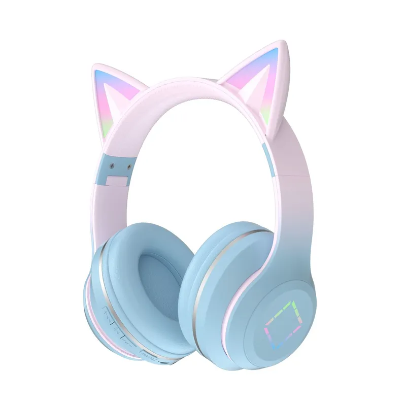 Kablosuz Bluetooth Kulaklık Ke - Cat Ear Bluetooth Headset Led incelemesi ve fiyatı