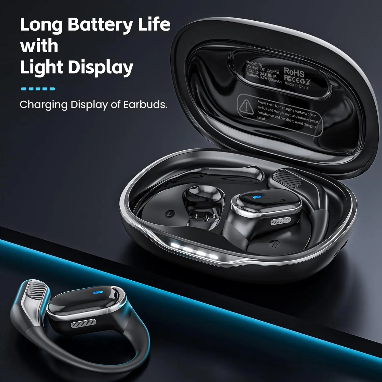 Bluetooth Kulaklık Kablosuz Ku - Open Ear Air Conduction Headphones incelemesi ve fiyatı